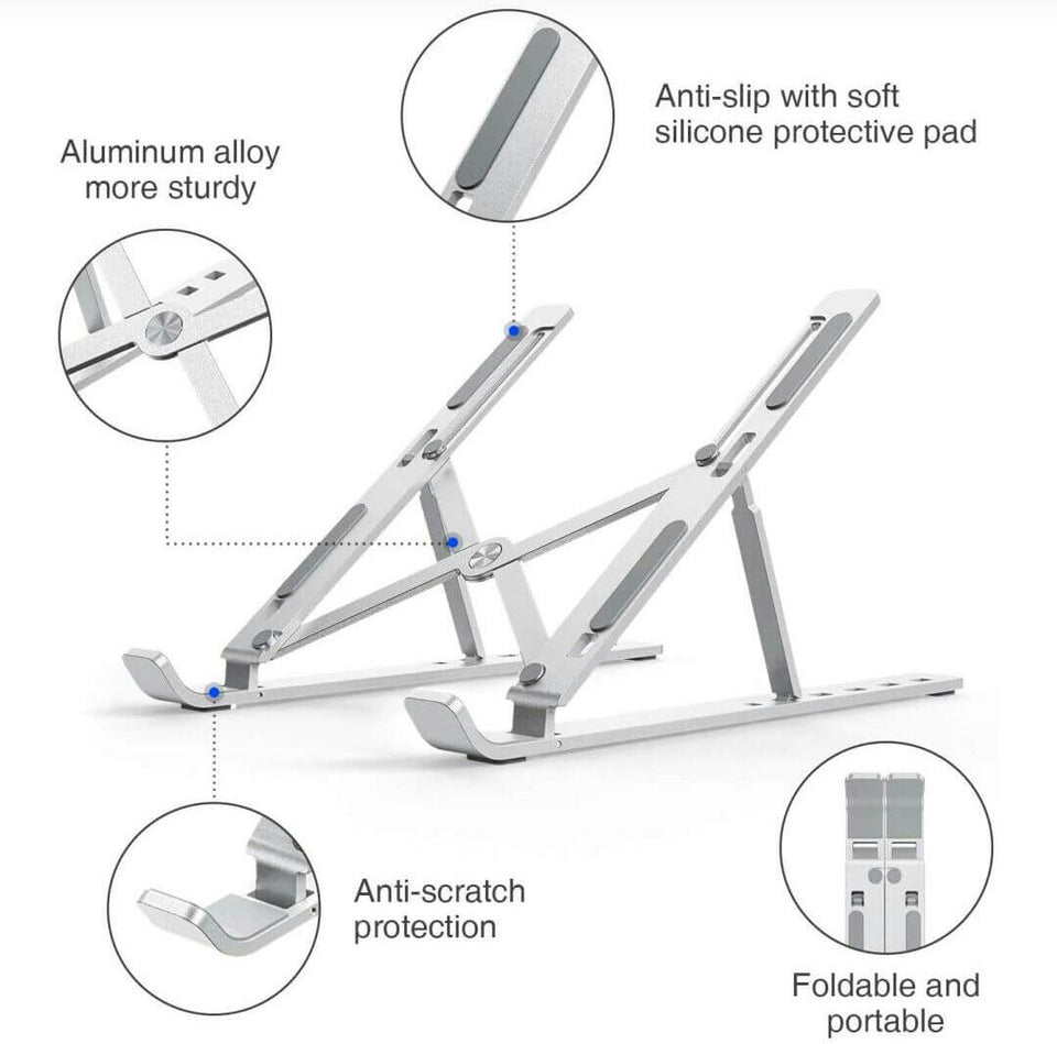 PREMIUM ALUMINUM BODY LAPTOP STAND
